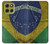 S3297 Brazil Flag Vintage Football Graphic Case For Motorola Moto G86