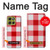 S3535 Red Gingham Case For Motorola Moto G86