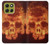 S3881 Fire Skull Case For Motorola Moto G86