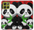 S3929 Cute Panda Eating Bamboo Case For Motorola Moto G86