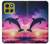 S3980 Dolphin Sunset Milky Way Case For Motorola Moto G86