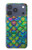 S4071 Colorful Mermaid Scale Case For iPhone 17 Pro