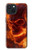 S4062 Fire Skull Case For iPhone 15