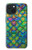 S4071 Colorful Mermaid Scale Case For iPhone 15