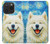 S4064 Smile Dog Van Gogh Starry Night Case For iPhone 15 Pro