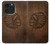 S4035 Native American Wood Carving Case For iPhone 14 Pro
