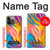 S4037 Colorful Zebra Pattern Case For iPhone 14 Pro