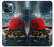 S4056 Madagascar Turtle Red Cap Case For iPhone 12 Pro Max
