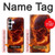 S4062 Fire Skull Case For Samsung Galaxy S25 FE
