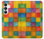 S4077 Water Color Painting Colorful Check Pattern Case For Samsung Galaxy S25 FE