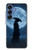 S4034 Samurai Moon Night Case For Samsung Galaxy S25