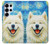 S4064 Smile Dog Van Gogh Starry Night Case For Samsung Galaxy S25 Ultra