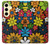 S4043 Colorful Flowers Cartoon Case For Samsung Galaxy S24 FE