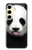 S4049 Cute Panda Stick Out Tongue Case For Samsung Galaxy S24