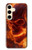 S4062 Fire Skull Case For Samsung Galaxy S24