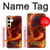 S4062 Fire Skull Case For Samsung Galaxy S24