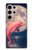 S4045 Dolphin Moon Night Case For Samsung Galaxy S24 Ultra