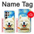 S4064 Smile Dog Van Gogh Starry Night Case For Samsung Galaxy S24 Ultra
