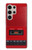 S4073 Vintage Red Cassette Player Graphic Case For Samsung Galaxy S24 Ultra