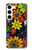 S4043 Colorful Flowers Cartoon Case For Samsung Galaxy S23