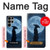 S4034 Samurai Moon Night Case For Samsung Galaxy S23 Ultra