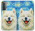 S4064 Smile Dog Van Gogh Starry Night Case For Samsung Galaxy S21 5G