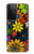 S4043 Colorful Flowers Cartoon Case For Samsung Galaxy S21 Ultra 5G