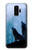 S4053 Two Wolves Couple Howling Forest Case For Samsung Galaxy S9 Plus