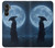 S4034 Samurai Moon Night Case For Samsung Galaxy A05s