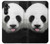 S4049 Cute Panda Stick Out Tongue Case For Samsung Galaxy A05s
