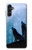 S4053 Two Wolves Couple Howling Forest Case For Samsung Galaxy A14 5G