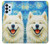 S4064 Smile Dog Van Gogh Starry Night Case For Samsung Galaxy A23