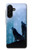 S4053 Two Wolves Couple Howling Forest Case For Samsung Galaxy A26