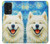 S4064 Smile Dog Van Gogh Starry Night Case For Samsung Galaxy A33 5G