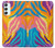 S4037 Colorful Zebra Pattern Case For Samsung Galaxy A34 5G