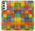 S4077 Water Color Painting Colorful Check Pattern Case For Samsung Galaxy A34 5G