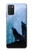 S4053 Two Wolves Couple Howling Forest Case For Samsung Galaxy A03S