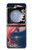 S4045 Dolphin Moon Night Case For Samsung Galaxy Z Flip 5