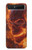 S4062 Fire Skull Case For Samsung Galaxy Z Flip 5G