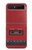 S4073 Vintage Red Cassette Player Graphic Case For Samsung Galaxy Z Flip 5G