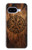 S4036 Viking Vegvisir Compass Wood Case For Google Pixel 9a