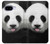 S4049 Cute Panda Stick Out Tongue Case For Google Pixel 9a