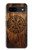 S4036 Viking Vegvisir Compass Wood Case For Google Pixel 8a