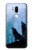 S4053 Two Wolves Couple Howling Forest Case For LG G7 ThinQ