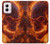 S4062 Fire Skull Case For Motorola Moto G Power 5G (2024)