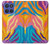 S4037 Colorful Zebra Pattern Case For Motorola Moto G Stylus 5G (2025,2026), Edge 60 Stylus
