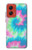 S4033 Pastel Color Tie Dye Case For Motorola Moto G Stylus 5G (2024)