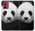 S4049 Cute Panda Stick Out Tongue Case For Motorola Moto G84