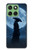 S4034 Samurai Moon Night Case For Motorola Edge 60