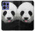 S4049 Cute Panda Stick Out Tongue Case For Motorola Edge 50 Pro
